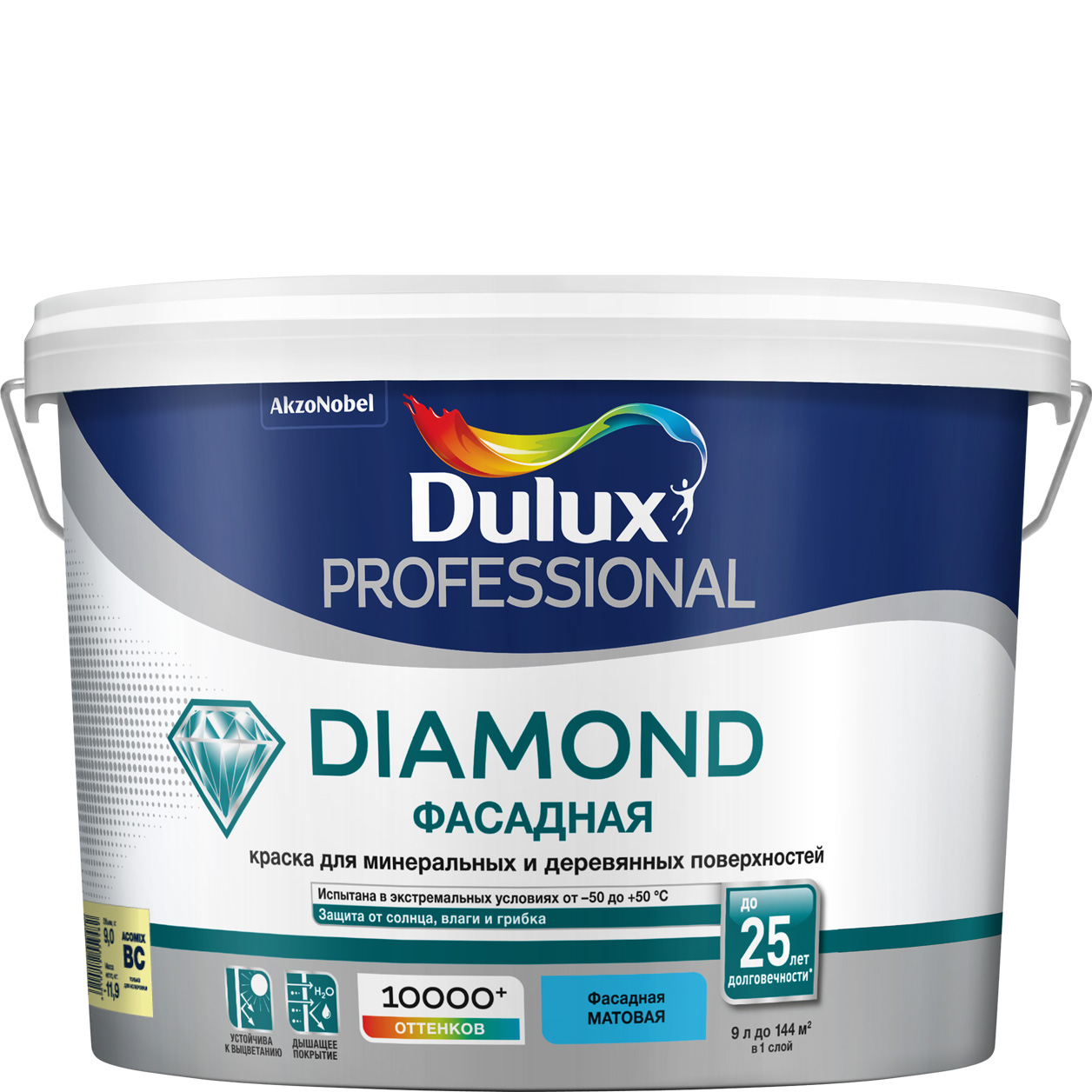DULUX Prof. DIAMOND Фасадная BC 9л.
