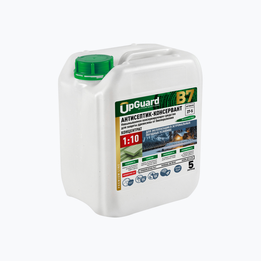 UpGUARD B7 Невымываемый антисептик для защ/древесины (1:10) 5 л