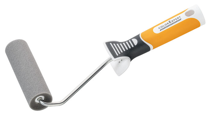 86722702/86722799 Валик поролон EVO+Ручка (с выемками/торц) для лака 100 мм (NEO Color Expert)