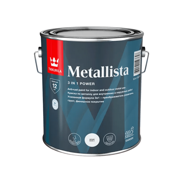 Metallista - Металлиста Ral 7024 глянц. Tikkurila 2,3 л