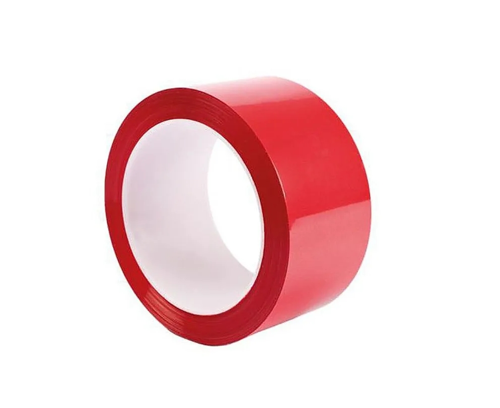 Клейкая лента (Скотч) 48мм х 140м 45мкм Красный