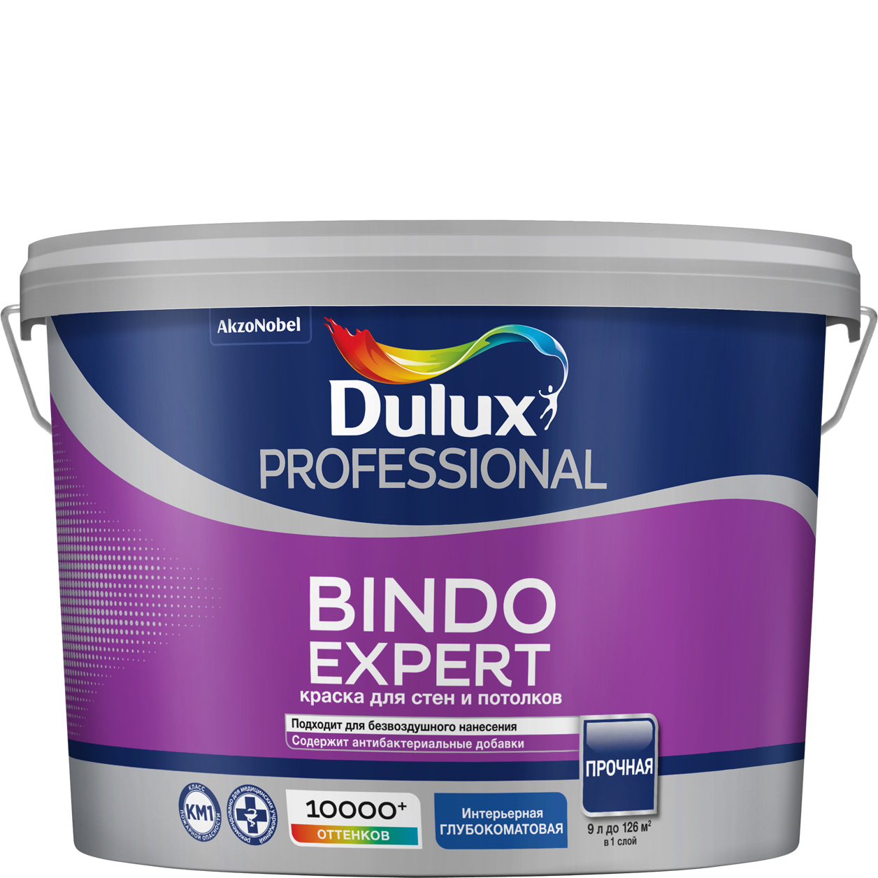 DULUX Краска в/д Professional BINDO EXPERT BC глубокоматовая 2,25л