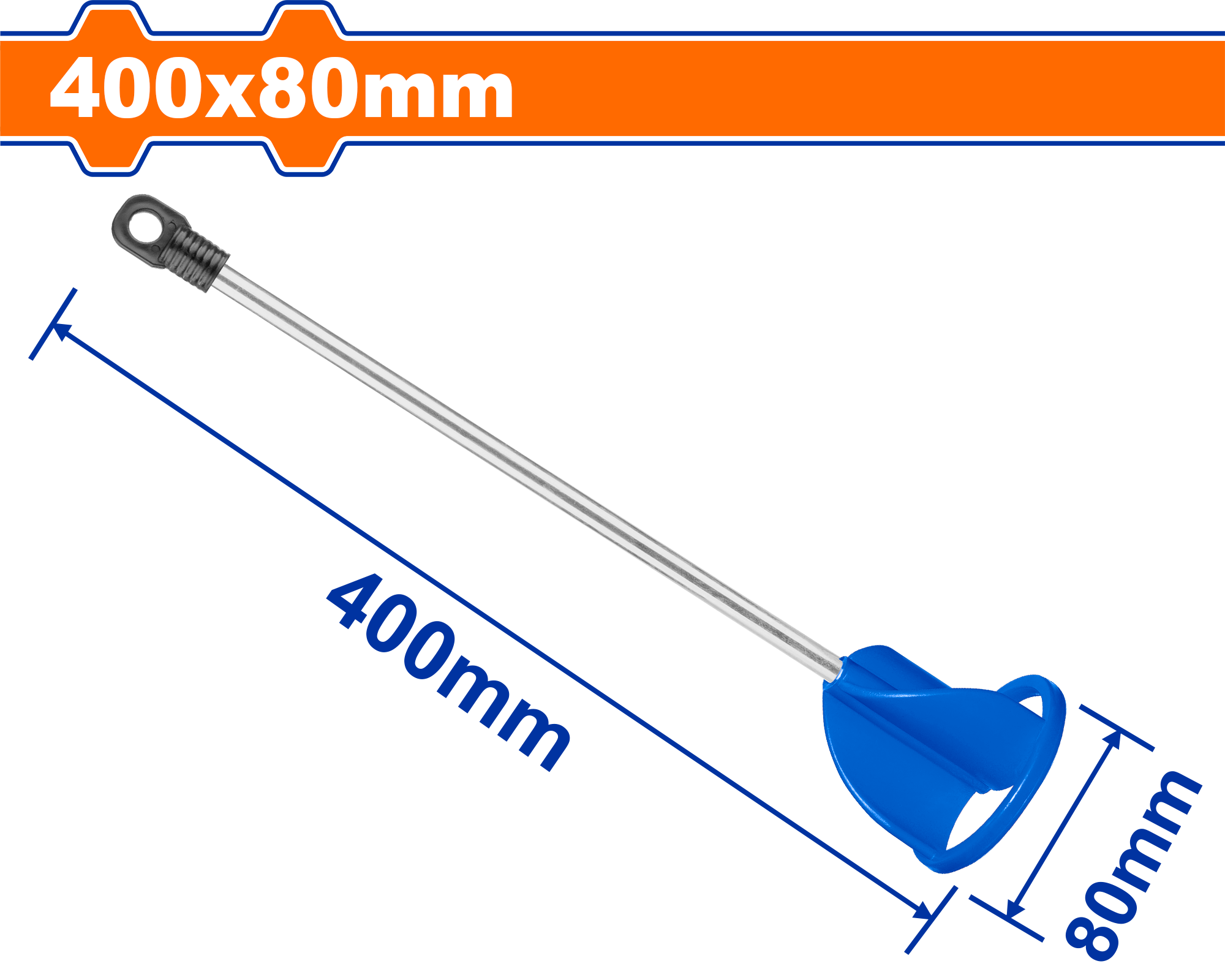 WXE1308 Миксер для краски 400х80 мм (WadFow)