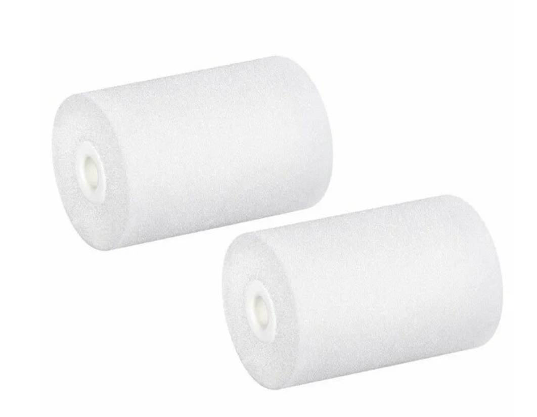86700502/86703099 Валик поролон Белый мелкопор. прямые края (50ммх35мм) (2 шт) Color Expert
