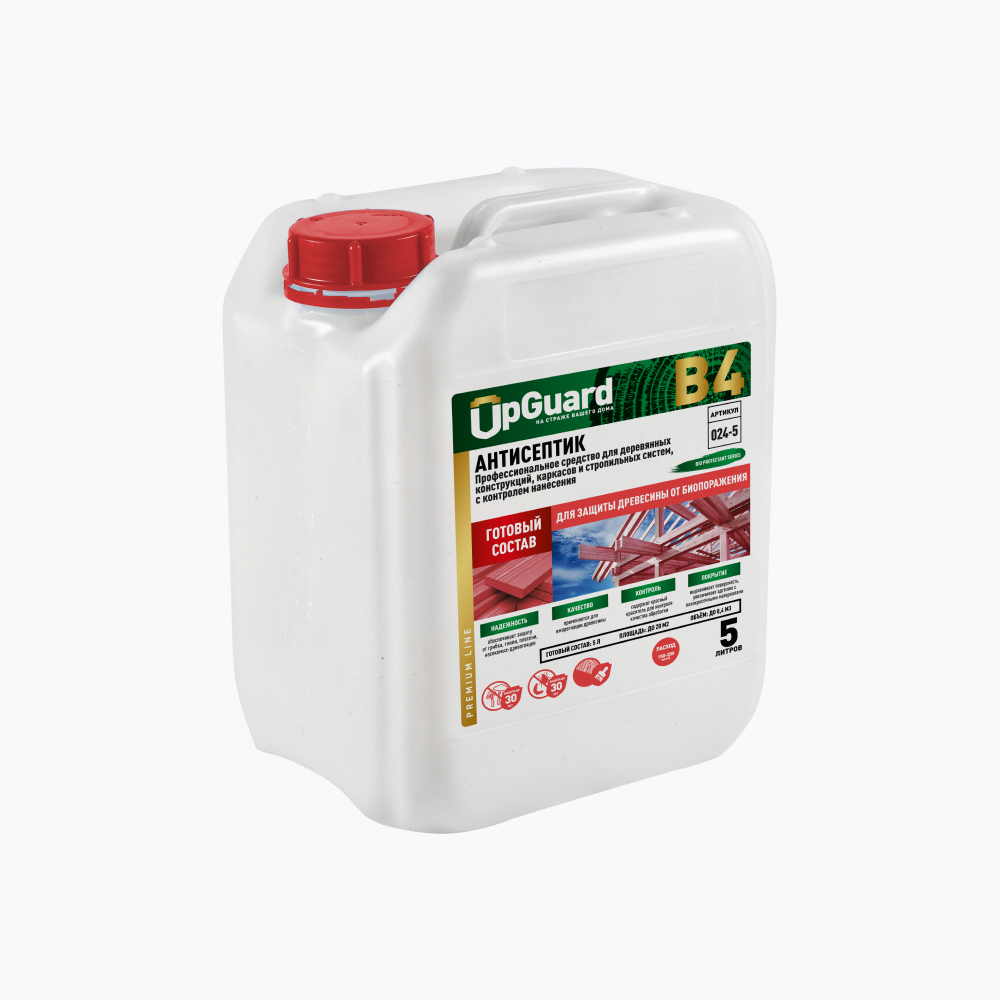 UpGUARD B4 Антисептик для дерев/конструкций (1:20) 5 л