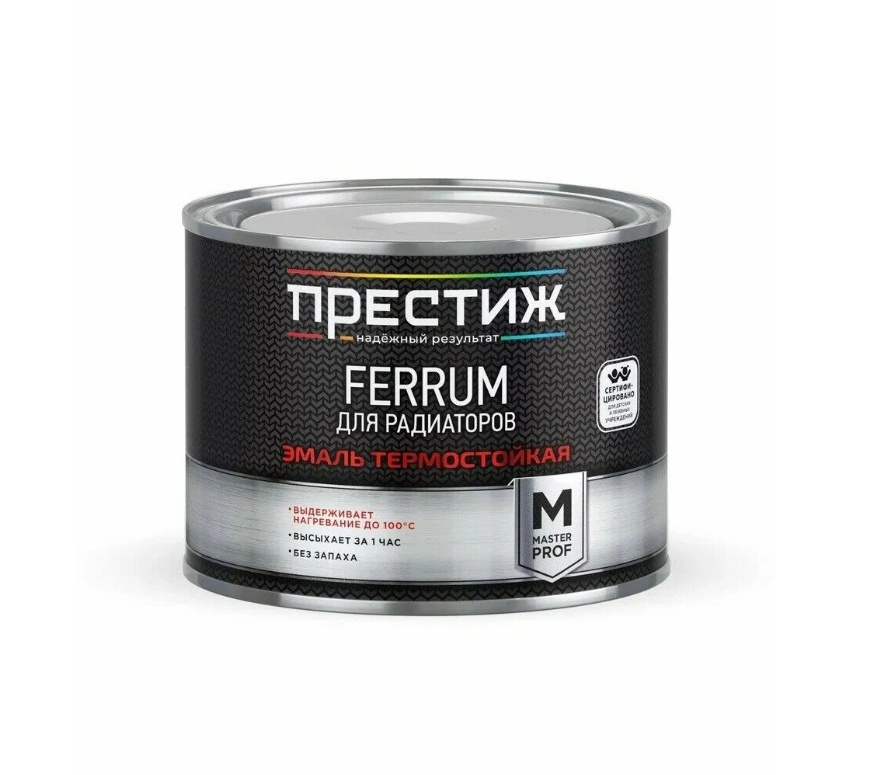Престиж Эмаль акриловая для радиаторов отопления (0,4 л)  