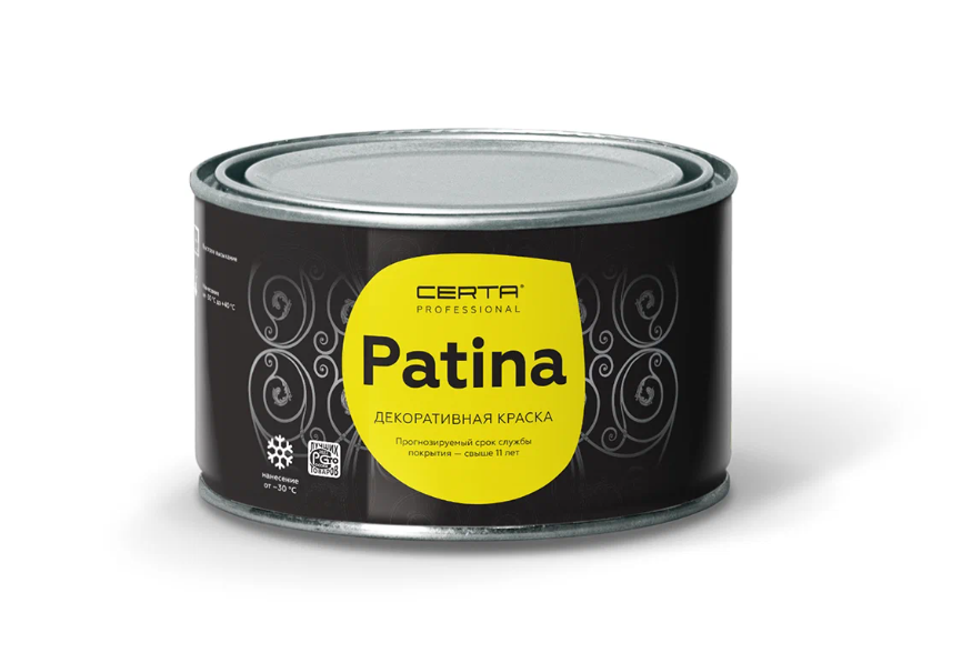 Эмаль Церта-Патина "серебро" 0,160 кг