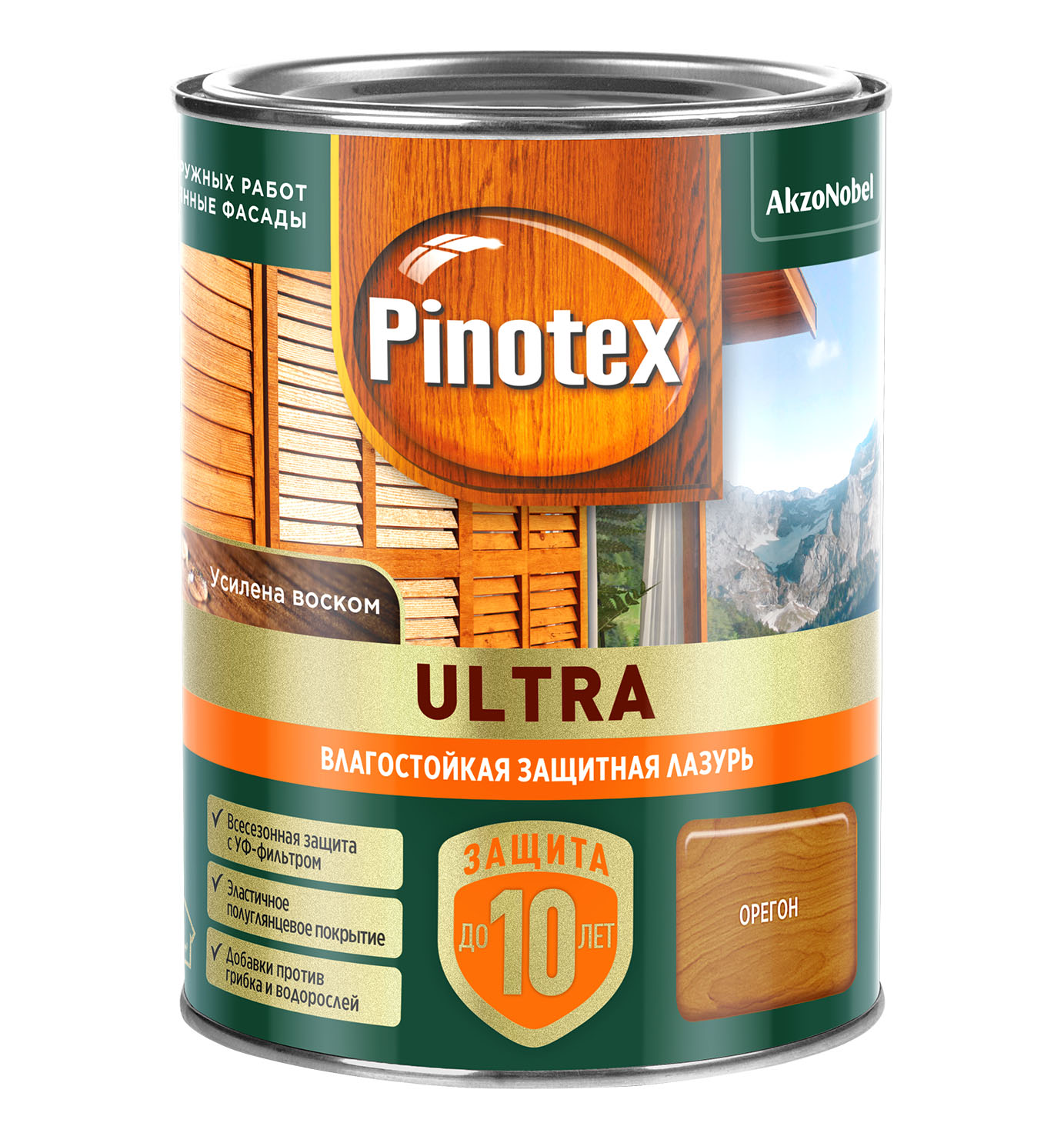 Лазурь " Pinotex/Omnitex Ultra RU " ( "Орегон") 0,9 л