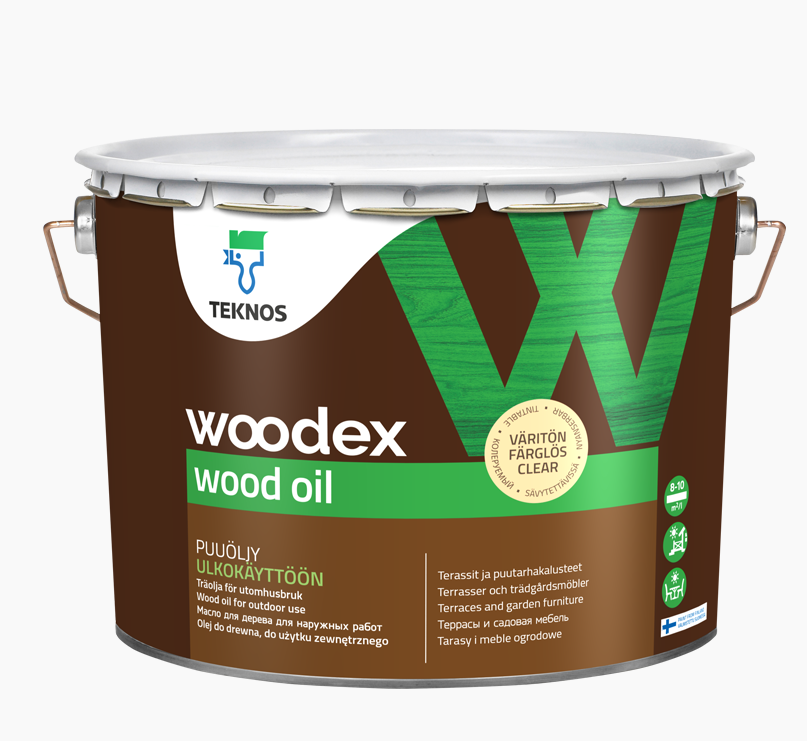 Масло Teknos Woodex Wood Oil 9л.