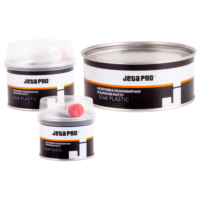 5548/0 PLASTIK Шпатлевка полиэфирная для пластика 0,25+отвердитель JETA PRO