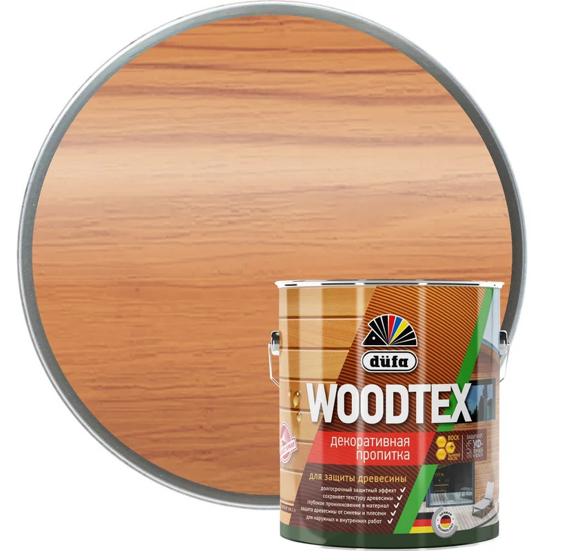 DUFA WOOD TEX Пропитка декоративная орегон 9 л