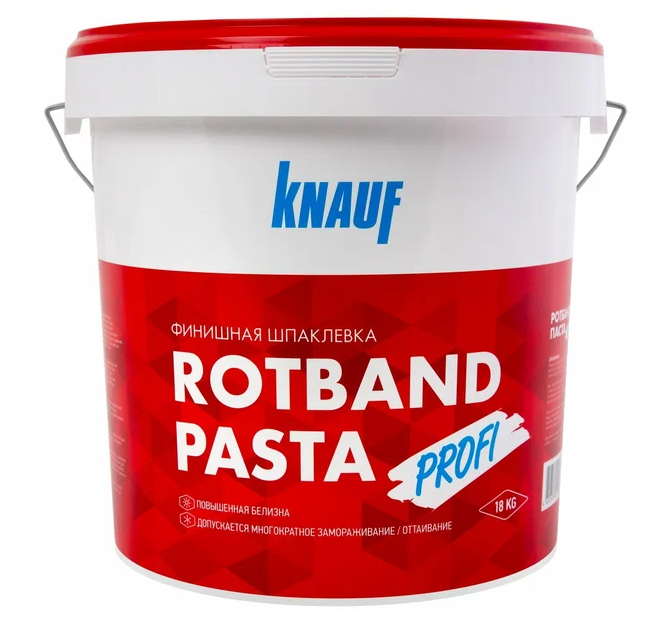 463530 Кнауф Ротбанд Паста Профи (Шпатлевка финишная готовая) 5 кг