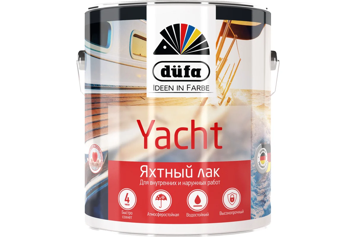 DUFA Retail Лак YACHT Яхтный (п/мат) 2 л