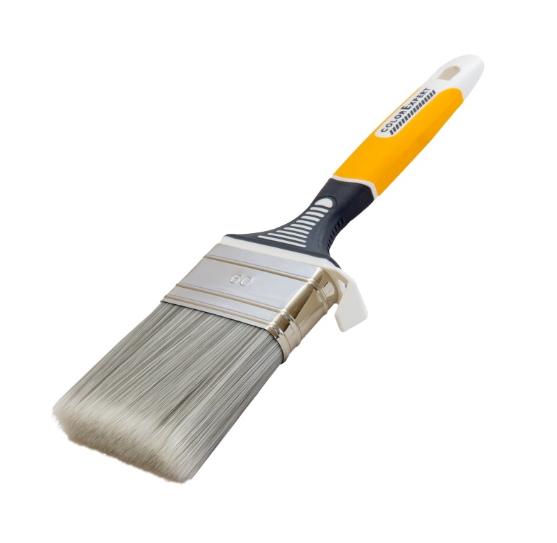 81516002/81516099 Кисть флейцевая Желт/серая (60 мм) (синтет/щетина) NEO Proff Color Expert 