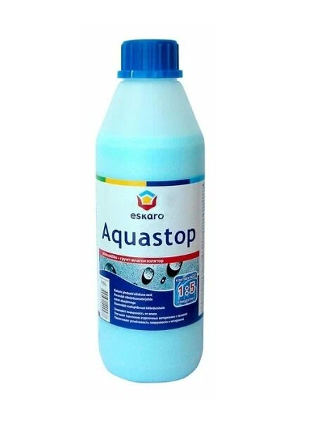 Грунт Aquastop (Eskaro) 1:5 (голубой-концентр.) 1 л