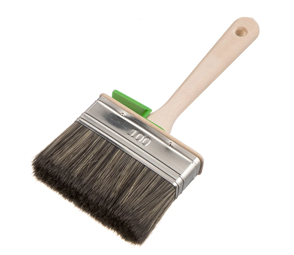 227100 Кисть плоская профессионал КП 100 х25 "Лазурный берег" смесь