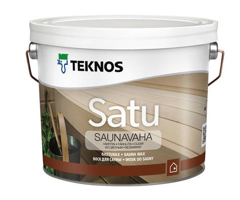 Воск бесцветный SATU SAUNAVAHA 2,7л.TEKNOS
