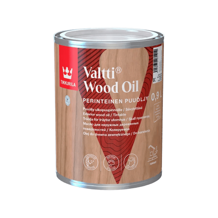 Валтти масло для дерева "Valtti WOOD OIL", Тиккурила, 0,9л