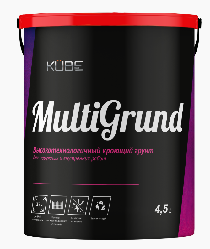 Грунт Kube MultiGrund универсальный кроющий 1л HOLZER