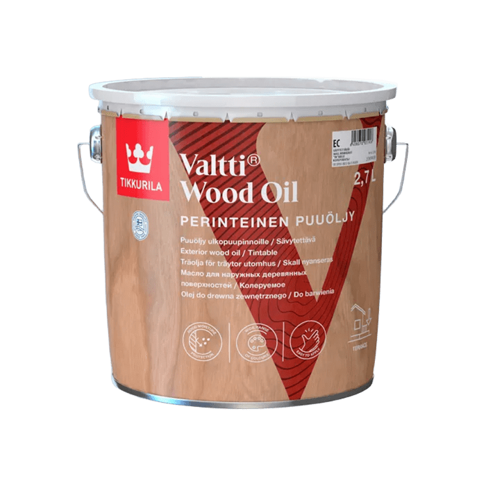 Валтти масло для дерева "Valtti WOOD OIL", Тиккурила, 2,7л