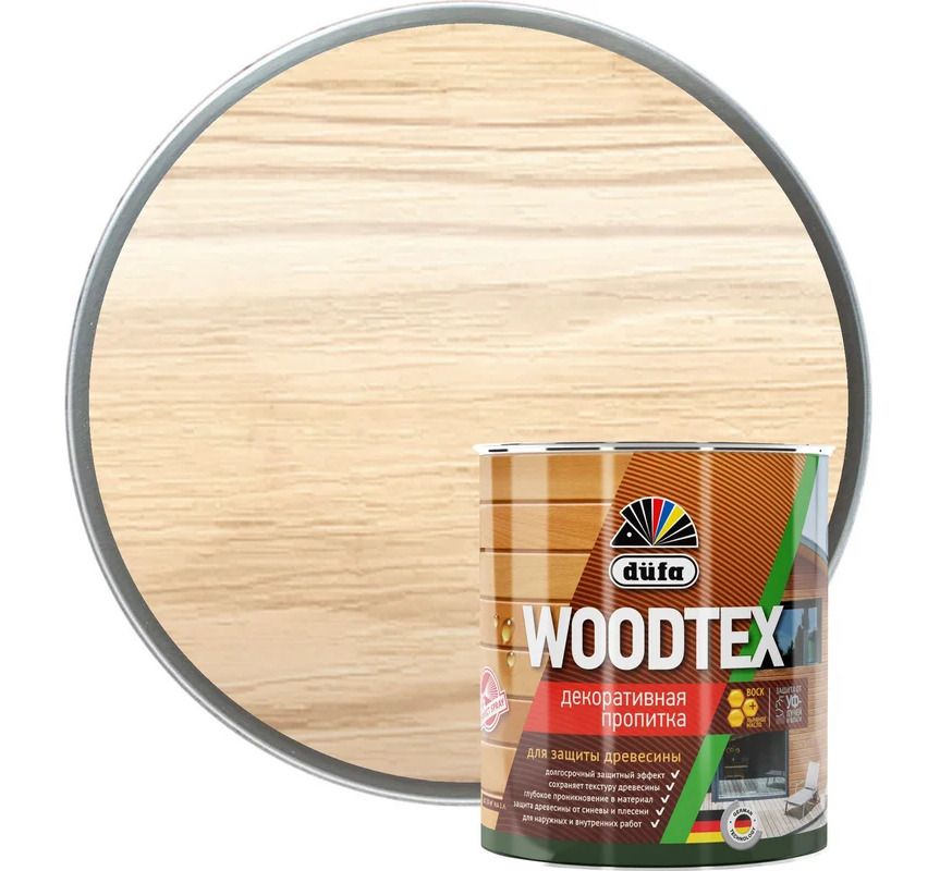 DUFA WOOD TEX Пропитка декоративная бесцветная 0,9л