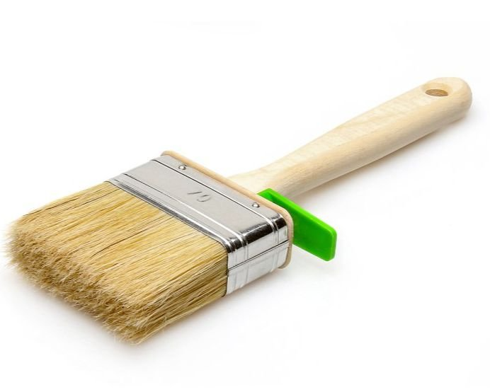 221100 Кисть плоская профессионал КП 100 х25 "Лазурный берег"