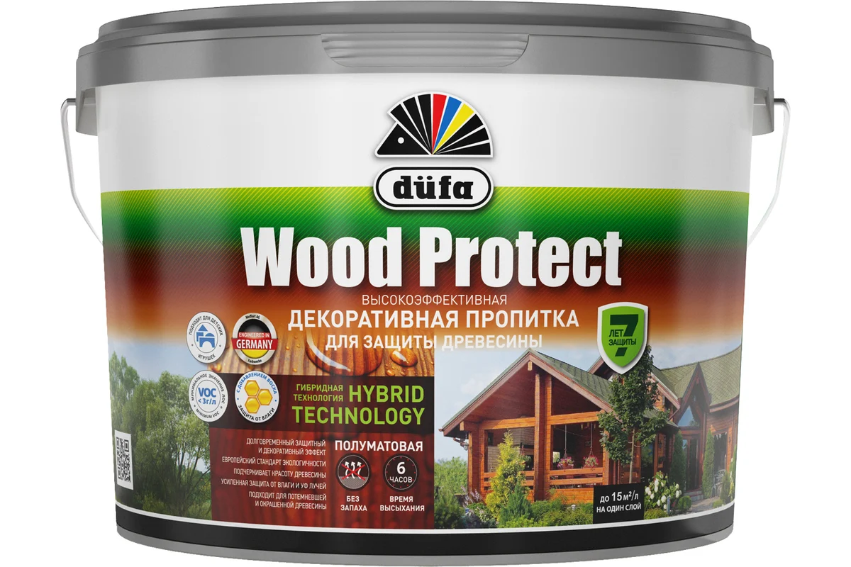 DUFA WOOD PROTECT Пропитка декоративная (бесцветный)  2,5л