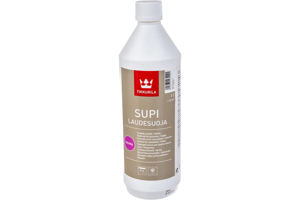 Супи Лаудесуоя - Supi Laudesuoja Парафиновое масло "Tikkurila" 1л 