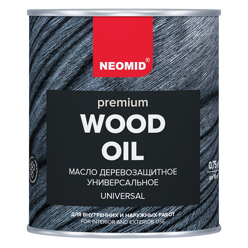 Неомид Масло деревозащитное Premium 0,75л