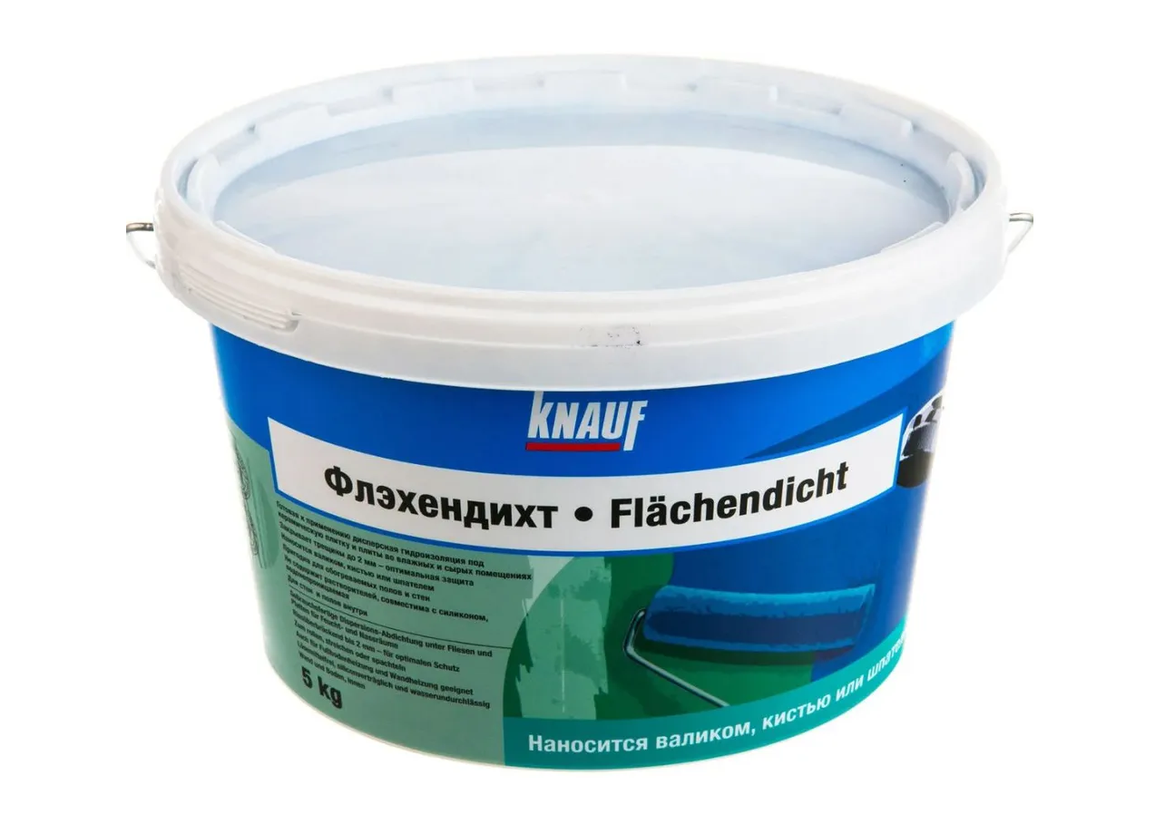 KNAUF Флэхендихт гидроизоляция на латексной основе 5кг
