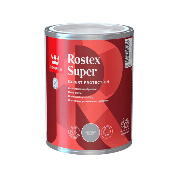 Ростекс Супер - Rostex Super цв: светло-сер, "Tikkurila" 1л 