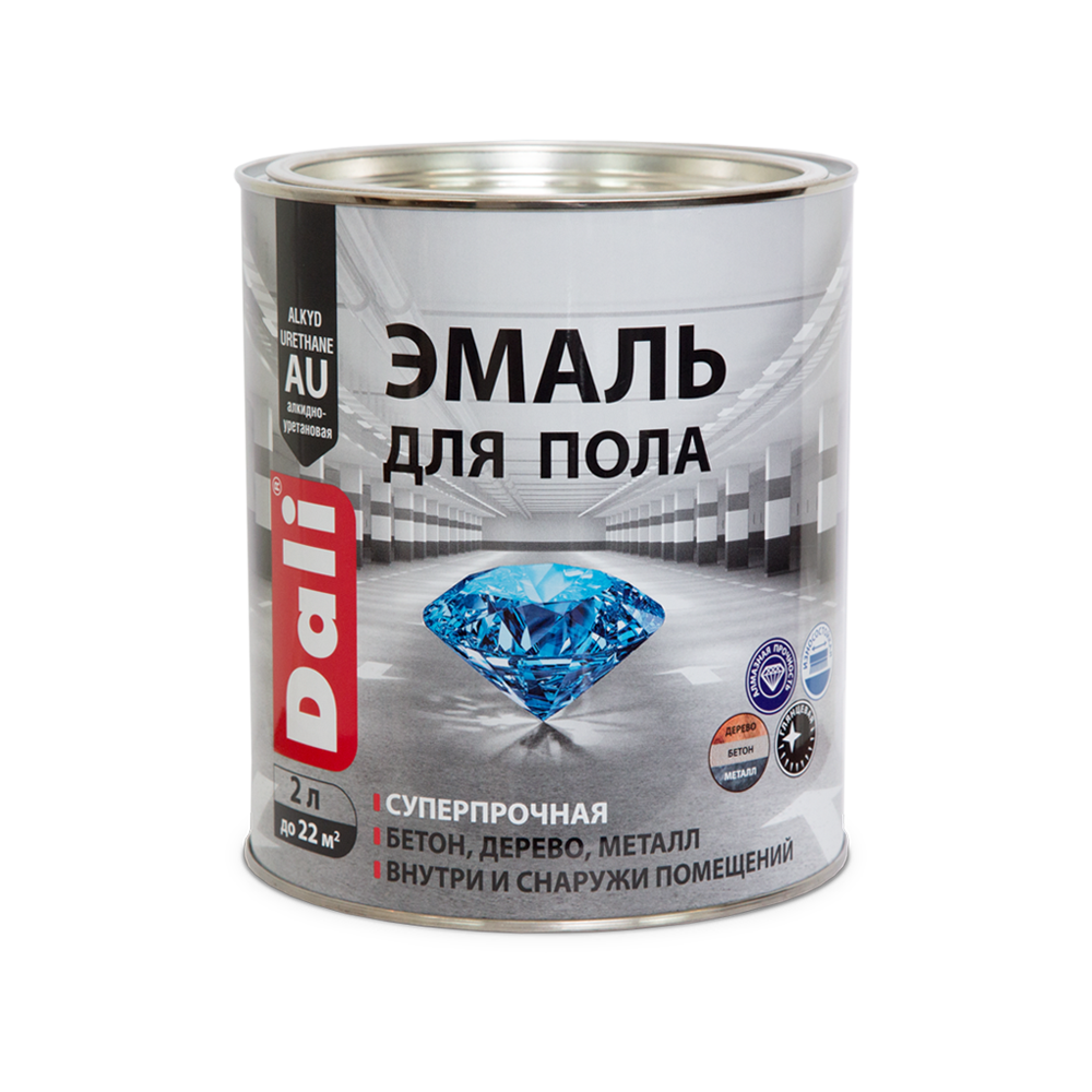 "DALI" Эмаль для пола, База А, 0,8л.