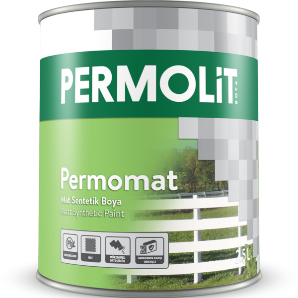 Permolit PERMOMAT Эмаль алкидная универсальная (матовая) (База A) 0,75 л