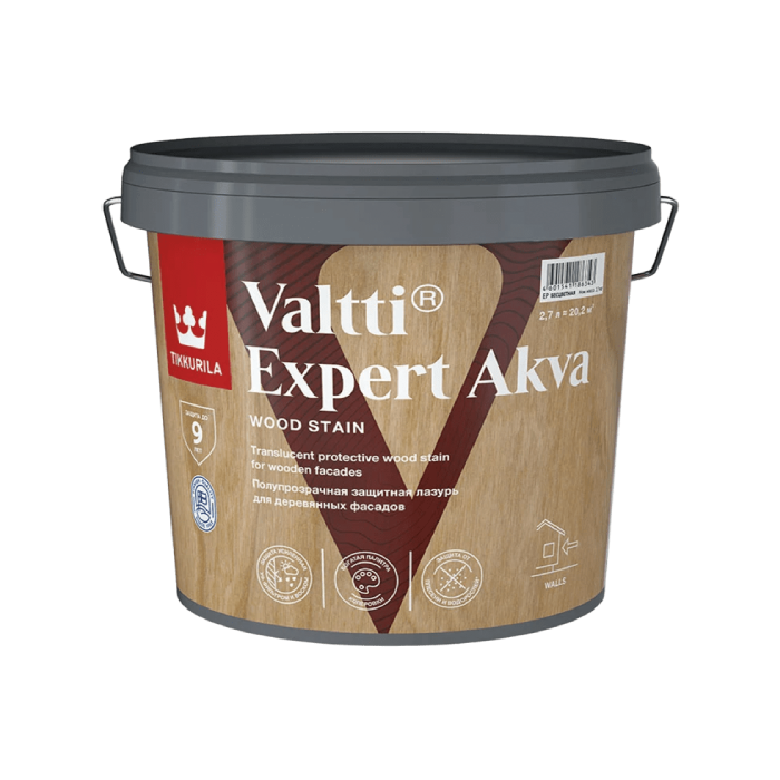 Tikkurila/Tikkivala VALTTI EXPERT AKVA антисептик 2,7л.