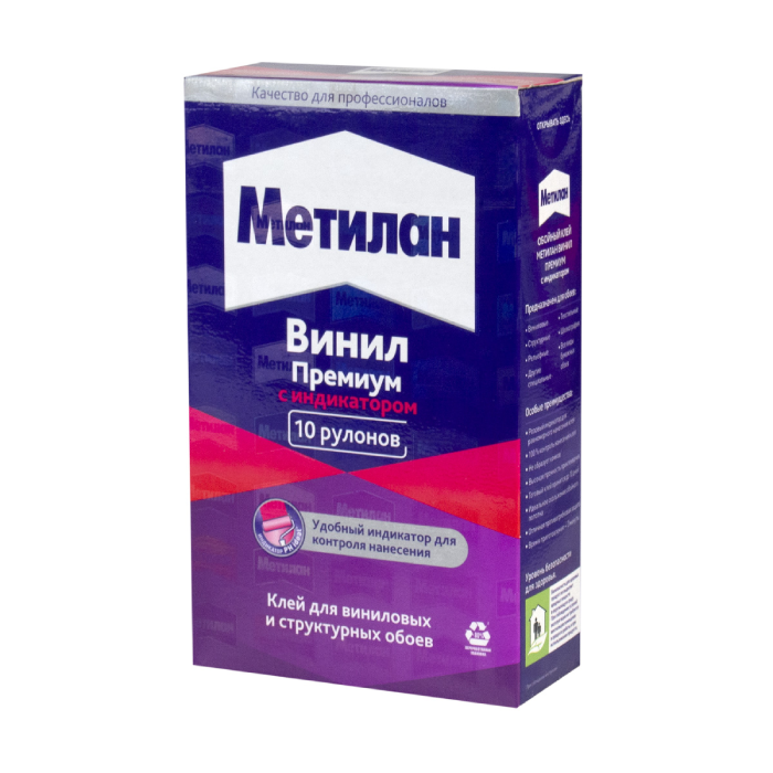 Метилан Клей обойный Винил Премиум (с индикатором) 0,3 кг Момент