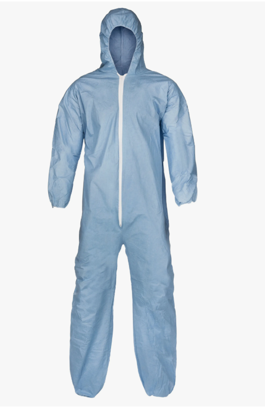Комбинезон одноразовый Каспер (голубой) XXL