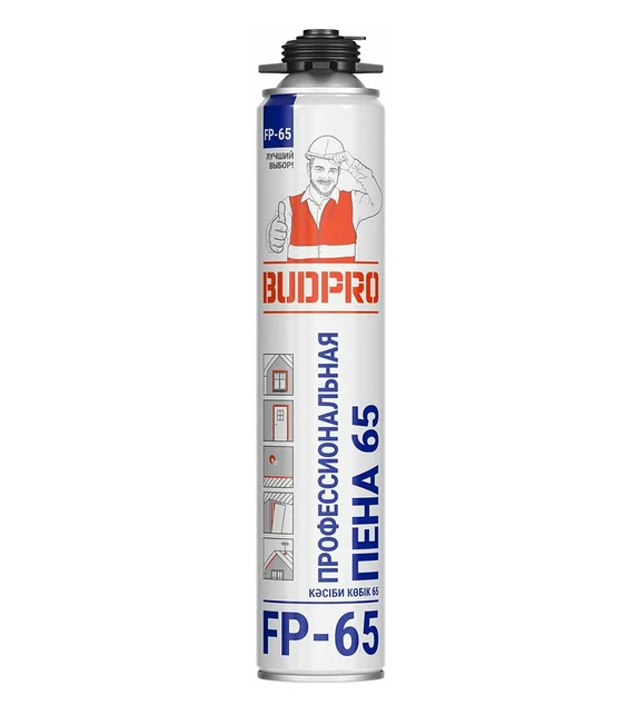 BUDPRO Пена монтажная PF-65 PROFF (всесезонная) 745 мл