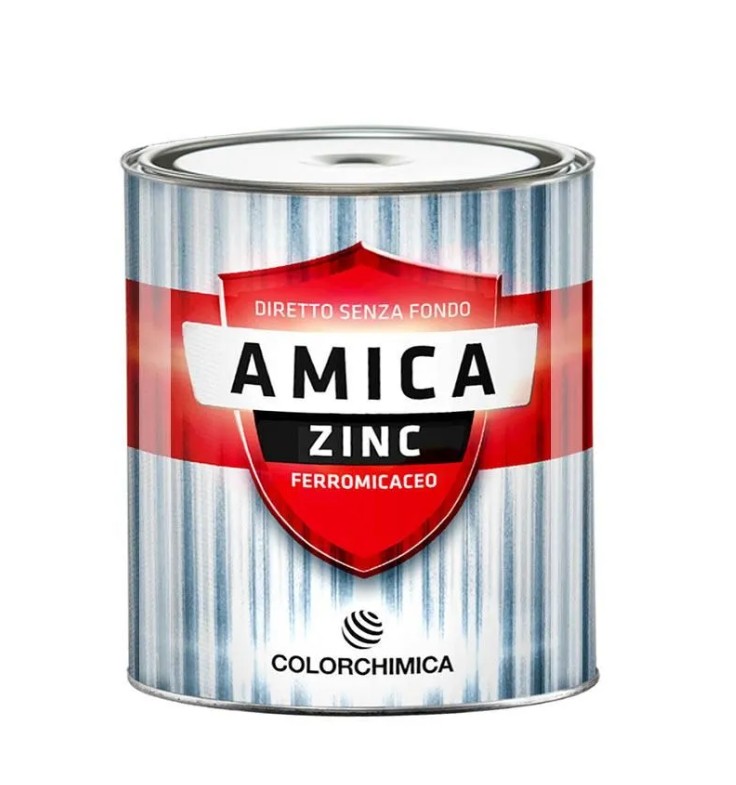 FT036 Эмаль акриловая слюдянистая кузнечная ( темный графит) на растворителе AMICA  0,75л