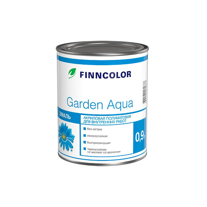 Finncolor Эмаль Garden Aqua акриловая п/мат, 0,9