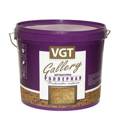 Штукатурка "Роллерная" крупнозернистая 9кг.