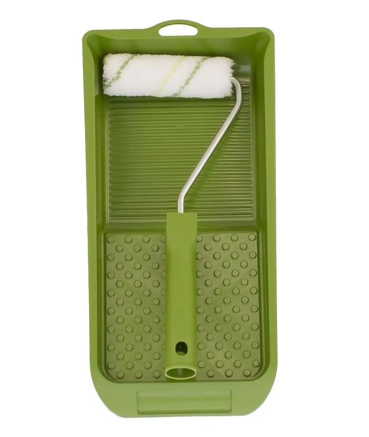 86527002/86547099 Набор (Валик микроволокно 10 см+ручка 29 см+ванночка ) Color Expert