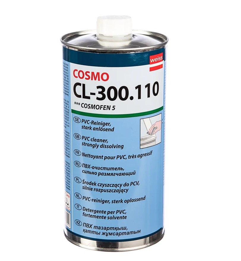 Очиститель для пластика ПВХ Космофен 5 (Сильно размягчающий) Cosmofen 5 CL-300.110 (1л.)