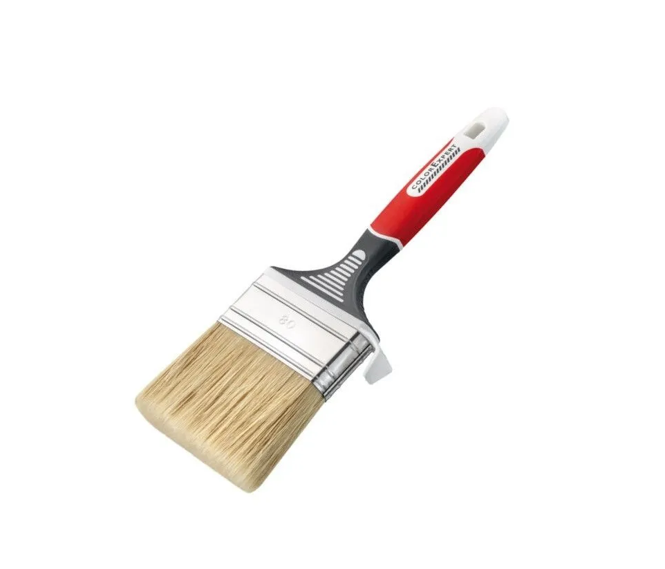 81508102/81508099 Кисть флейцевая Красная (смешанная щетина) (80*18 мм) NEO Color Expert 