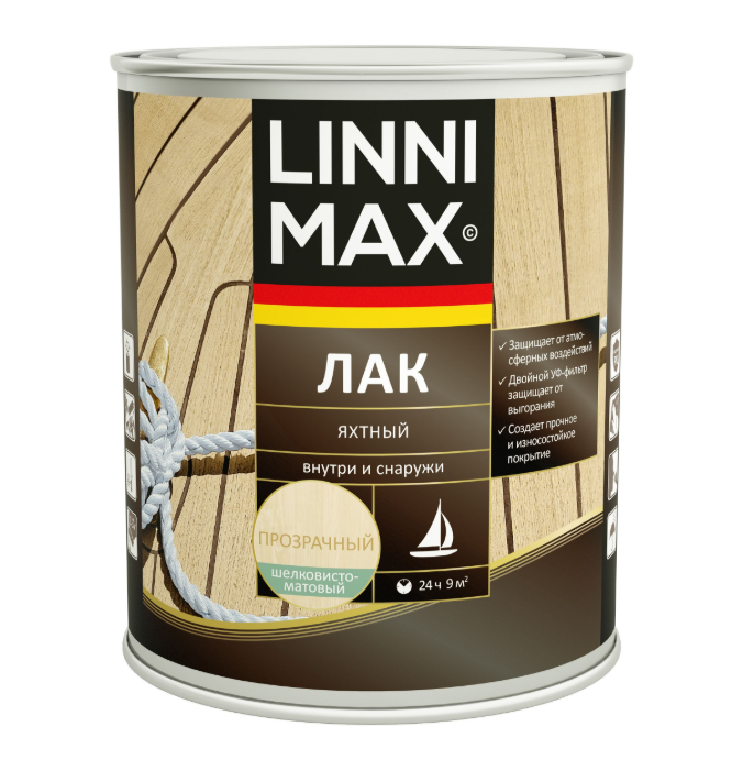 Linnimax Лак яхтный матовый 0,75 л.
