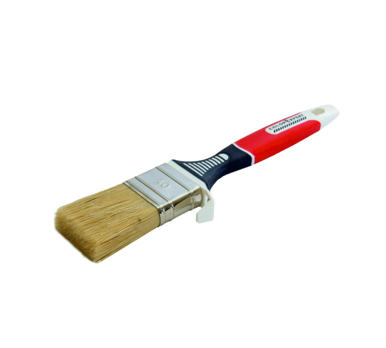 81504102/81504099 Кисть флейцевая Красная (смешанная щетина) (40*15 мм) NEO Color Expert 