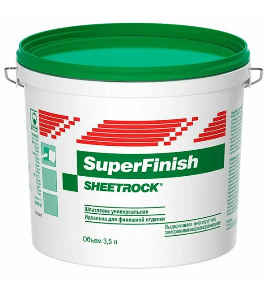 Шпатлевка Шитрок 3 л/5 кг зеленая крышка