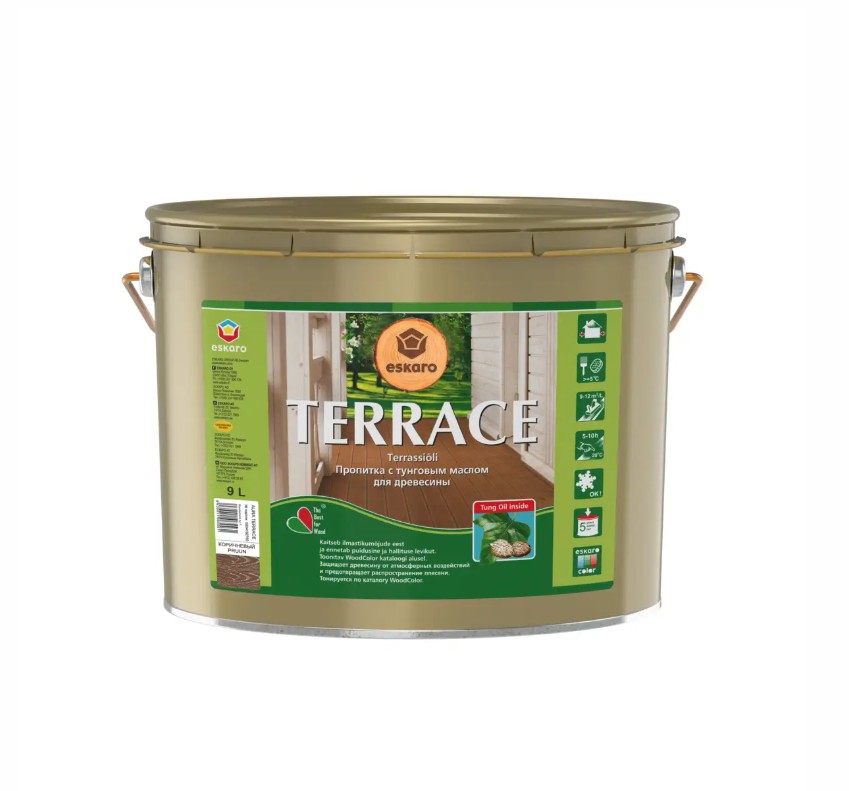 Eskaro Terrace масло для древесины (б/цв) 9 л