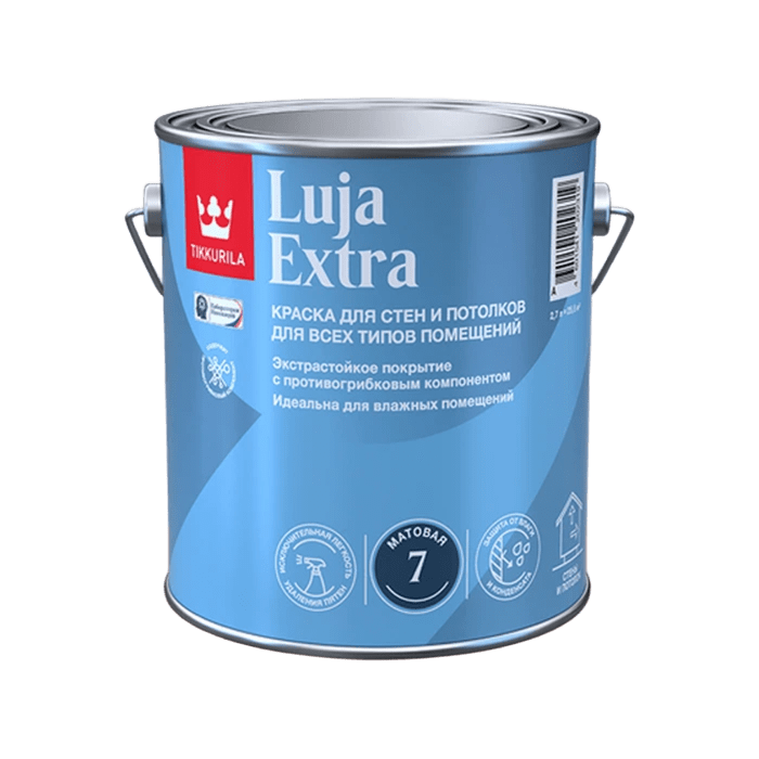 Tikkurila/Tikkivala Краска LUJA 7 EXTRA "А" мат д/влажн помещ, 2,7л