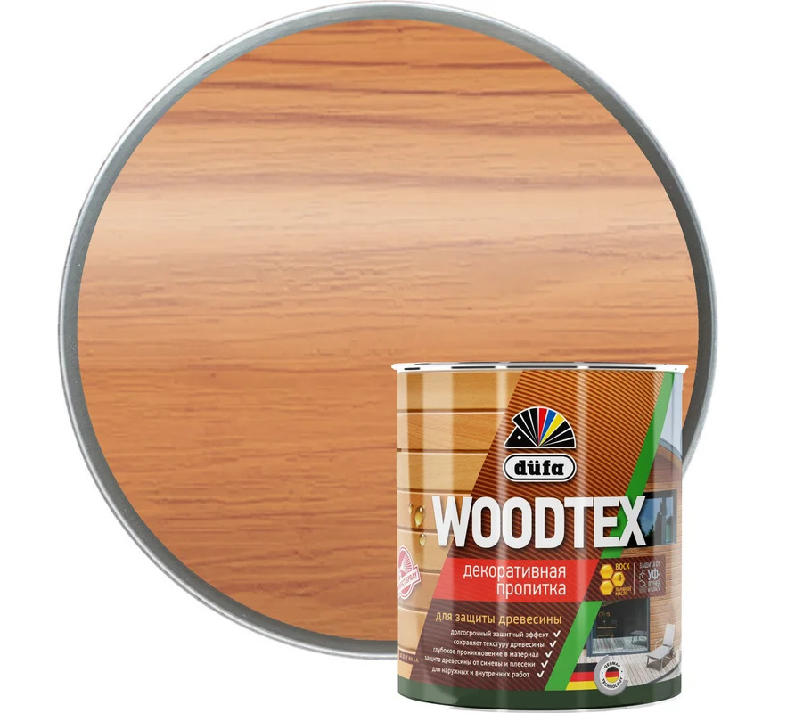 DUFA WOOD TEX Пропитка декоративная орегон 0,9л