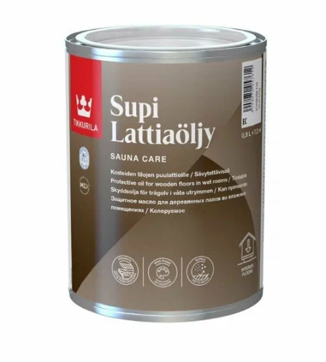 Супи масло для пола Supi Lattaiaolji 0.9л, Тиккурила